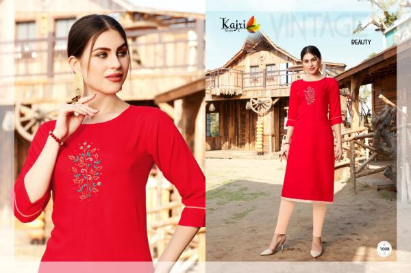 Kajri-Touchwood-1 Rayon  Exclusive Stiched Kurtis